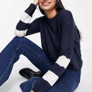 NWT ASOS | Striped Sleeve Sweater